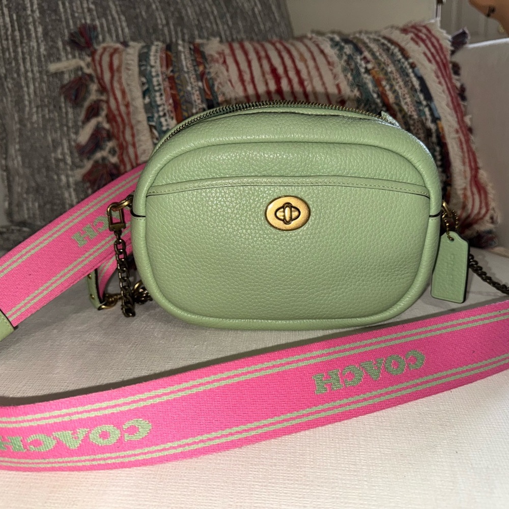 Coach Mint Green Crossbody Bag